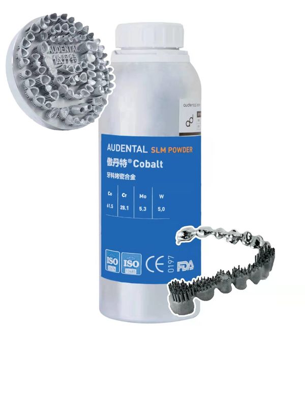 Dental Selective Laser Melting 3D Print Cobalt SLM Powder Supplier con abutments a due pezzi