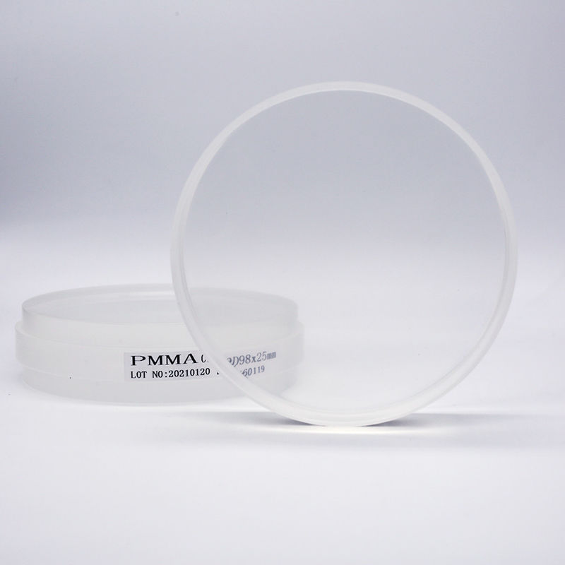 Dischi PMMA per il laboratorio dentale 10/12/14/16/18/20/22/24/30 per corone e ponti temporanei