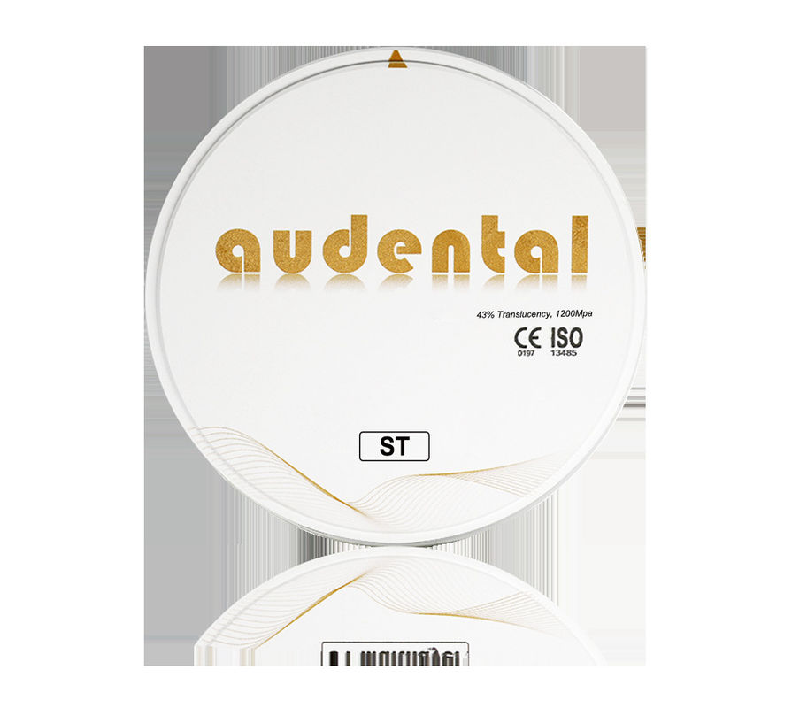 Vita liscia 16 ST-Plus Multilayer Zirconia Blocco 900Mpa Forza 12 14 16 18 20 22 25mm Disco rotondo
