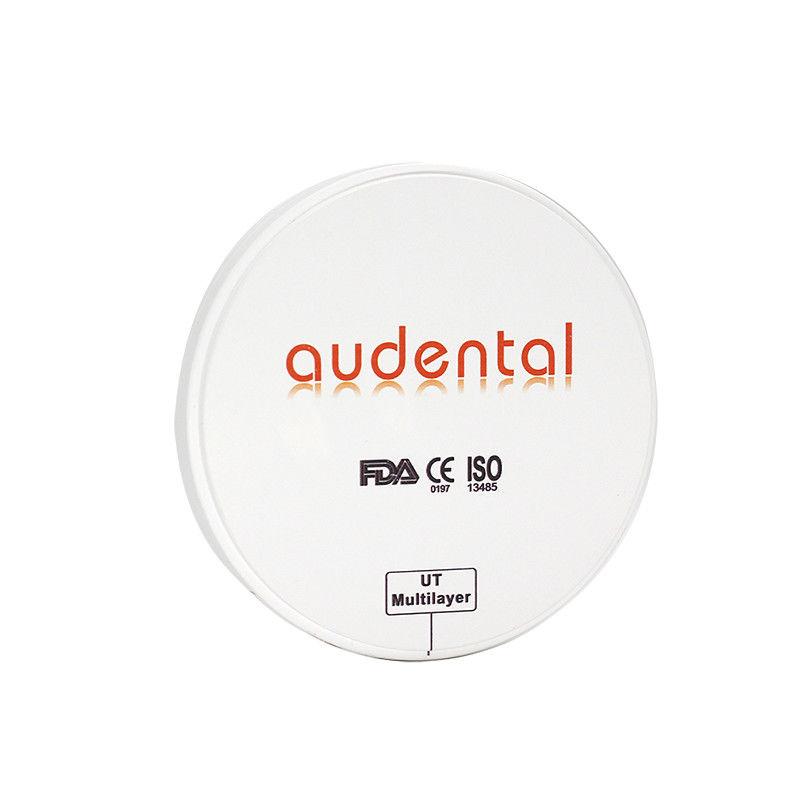 12-25 mm di spessore Multilayer Zirconia Blocco con resistenza 600Mpa UT ML Yttria stabilizzato Zirconia