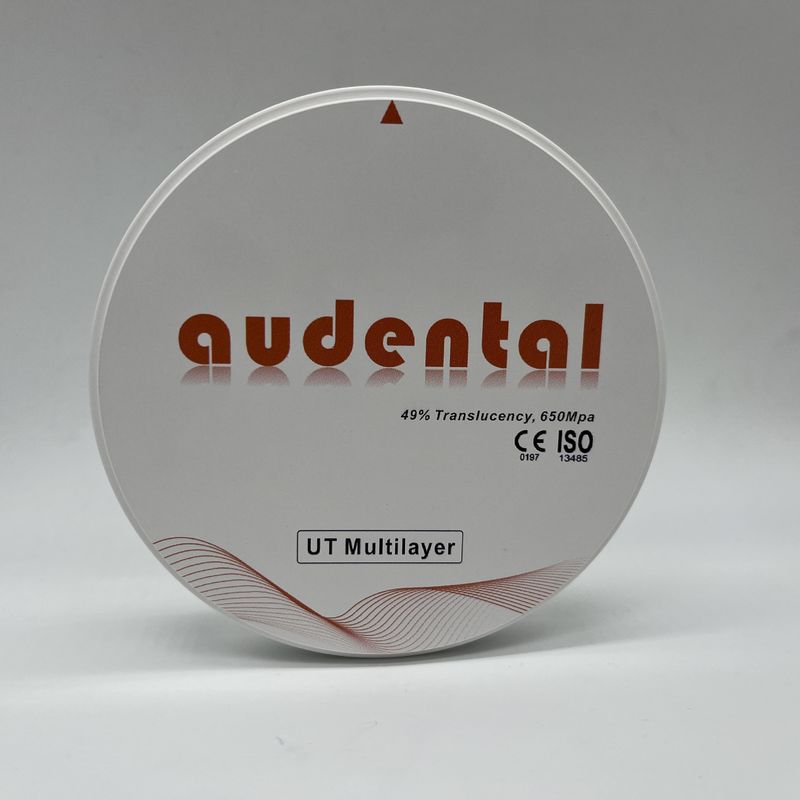 UT/DUT Multilayer Dental Zirconia Block Alta traslucidità e resistenza per un'estetica ottimale