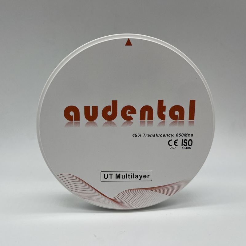 UT/DUT Multilayer Dental Zirconia Block Alta traslucidità e resistenza per un'estetica ottimale