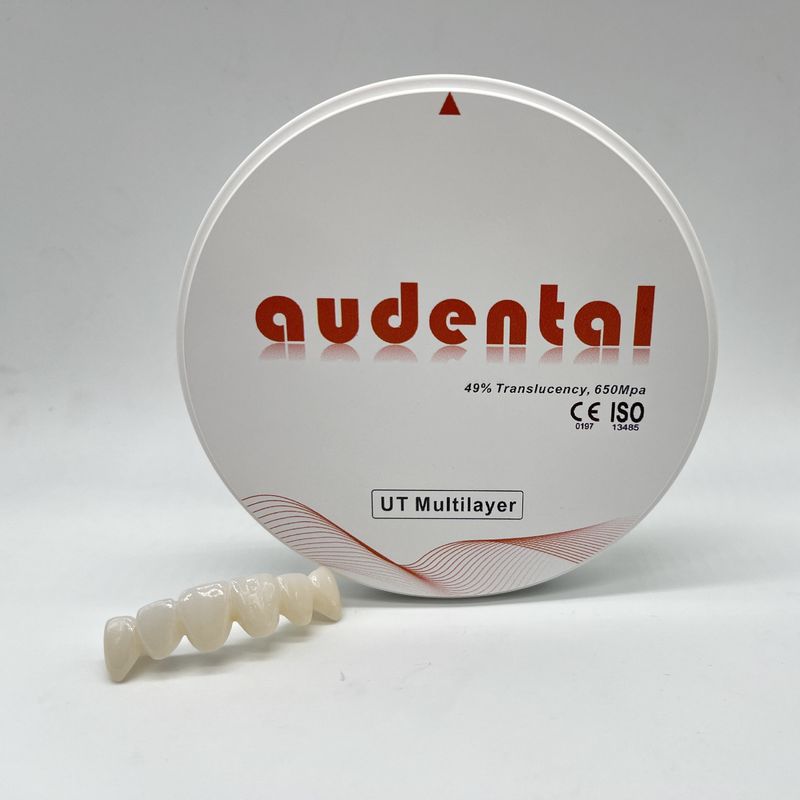 UT/DUT Multilayer Dental Zirconia Block Alta traslucidità e resistenza per un'estetica ottimale