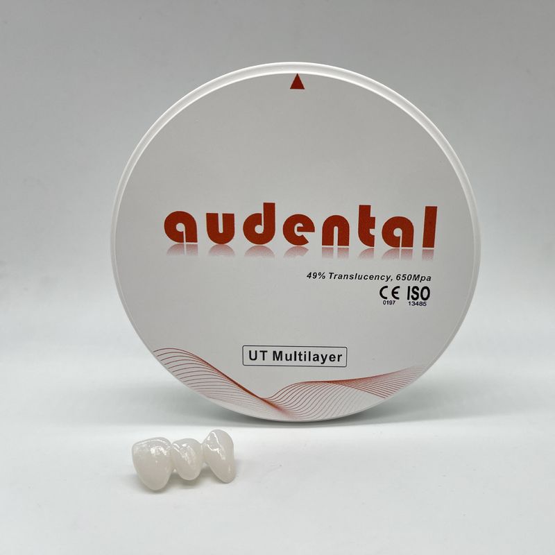 UT/DUT Multilayer Dental Zirconia Block Alta traslucidità e resistenza per un'estetica ottimale