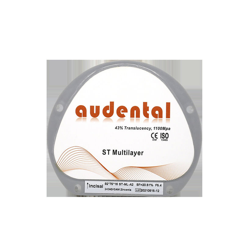 ST Multilayer Zirconia Block Material avanzato per denti forti e dall'aspetto naturale