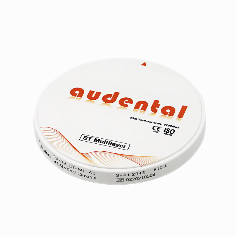 ST Multilayer Zirconia Block Material avanzato per denti forti e dall'aspetto naturale