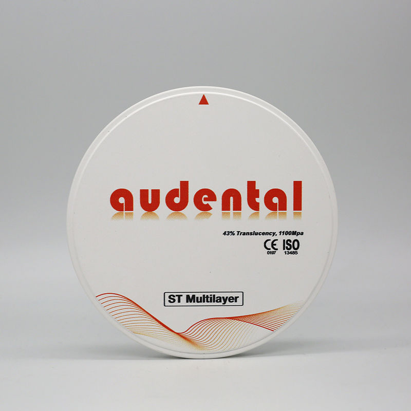 14 mm Disco rotondo ST Multilayer Zirconia Blocco Vita 16 Traslucidità a colori