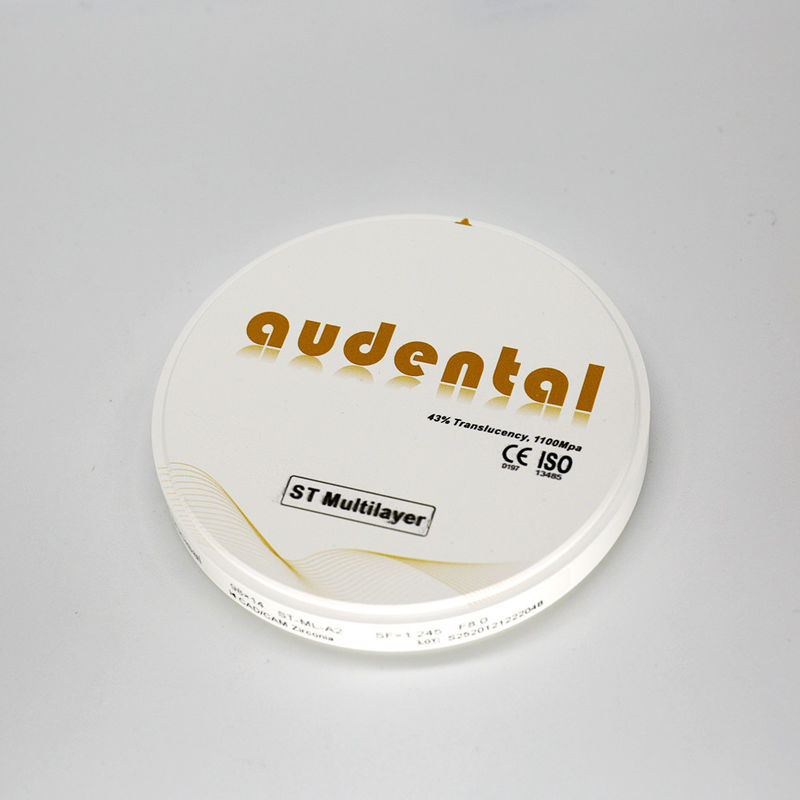 Laboratorio dentale Clinica Soluzione digitale Processo rapido e facile ST Multilayer Zirconia Blank