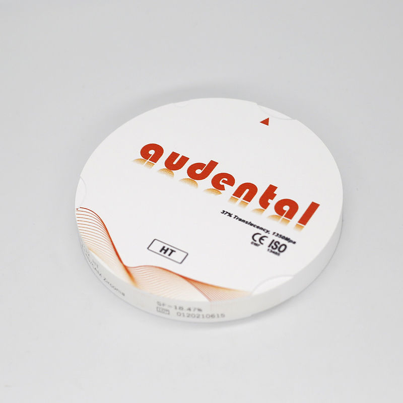 Resistenza 1350MPa Traslucide HT/DHT Bianco Zirconia Blocchi OEM/ODM Disponibile in confezione in cartone