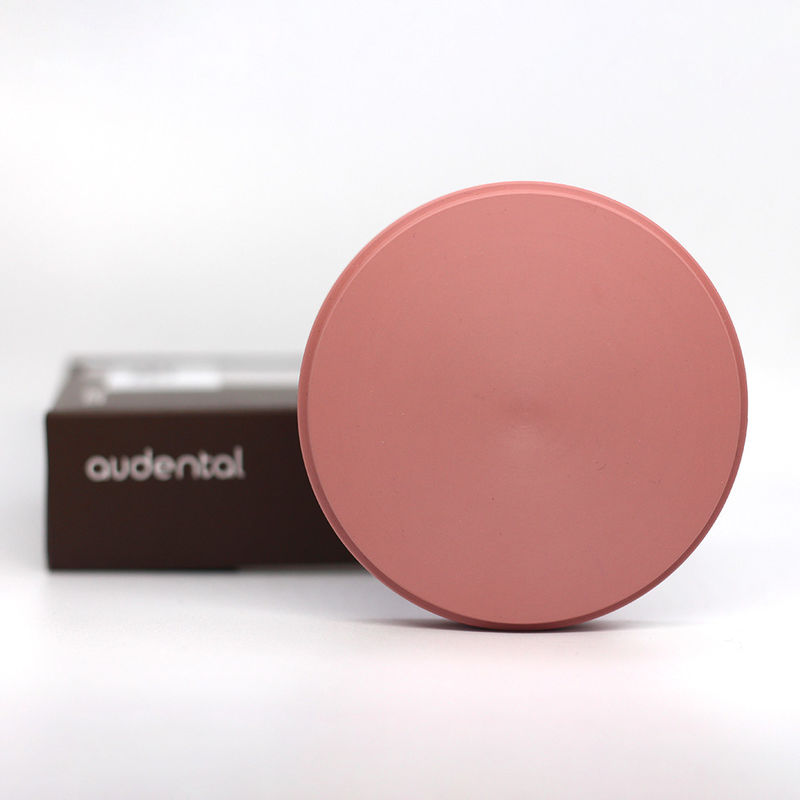 Dental PEEK naturale giallo rosa bianco blocco per cornice temporanea corona e ponte