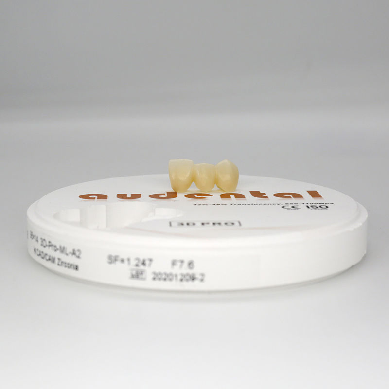 3D Pro Consumabili Macchine Materiale Dental Zirconia Disco Blocco con vantaggio multilayer