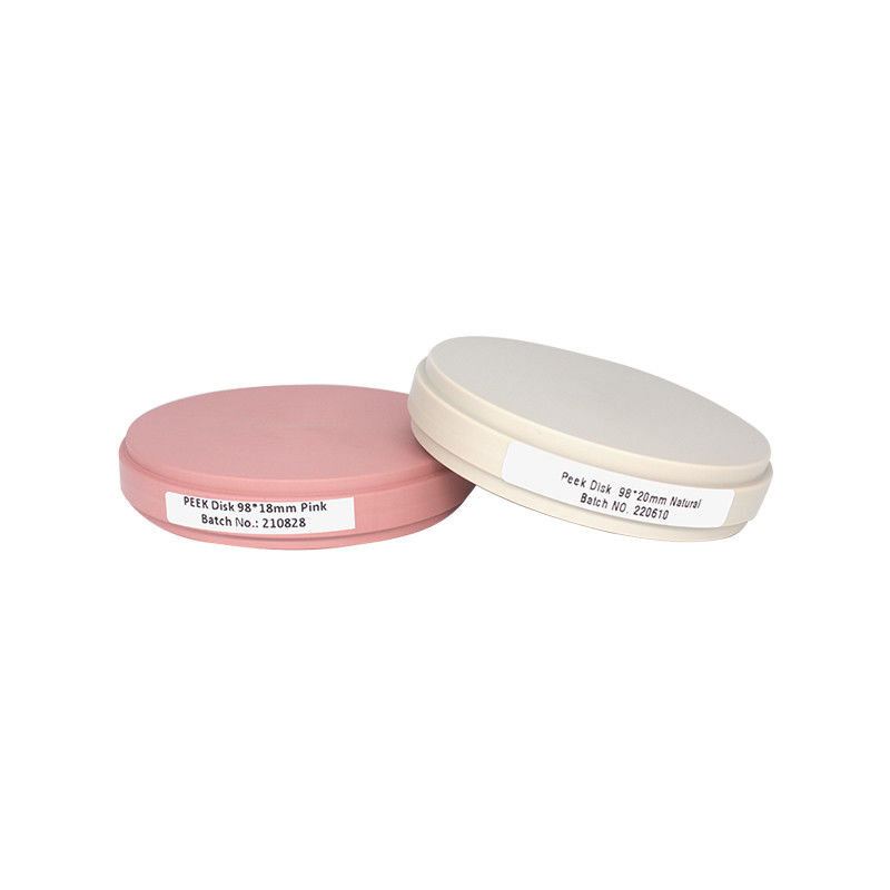 Tecnopolimero Dental Peek Blank 10/12/14/16/18/20/22/25mm Altezza per la struttura protesi