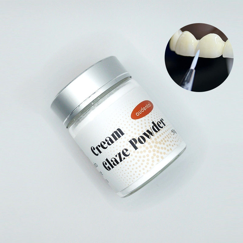 Polvere di smalto di ceramica per il blocco di zirconia dentale CAD CAM ad alto lucido di Audental