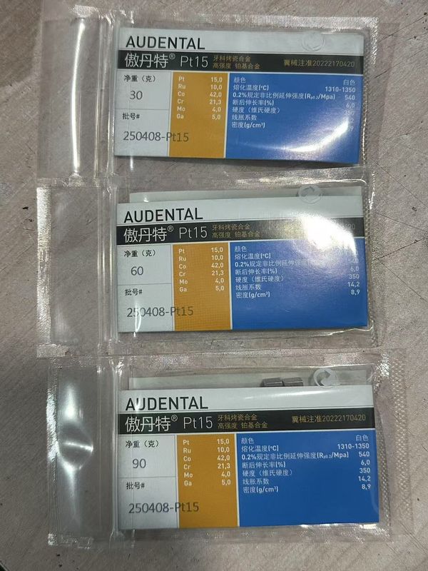 Audental PT15 Legatura nobile PT15% per la porcellana dentale