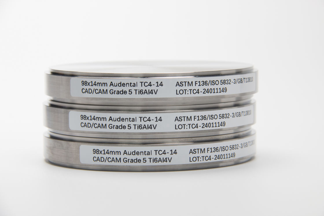 Dental CAD CAM fresatura Cobalt Chrome Disco bianco altezza 10/12/14/16/18/20/22/25mm da Audental Cocr