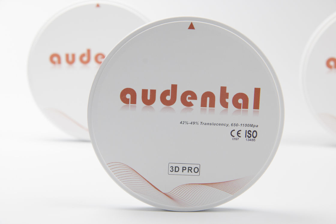 Blocco di zirconia dentale estetica eccezionale per il sistema CAD CAM e i denti naturali