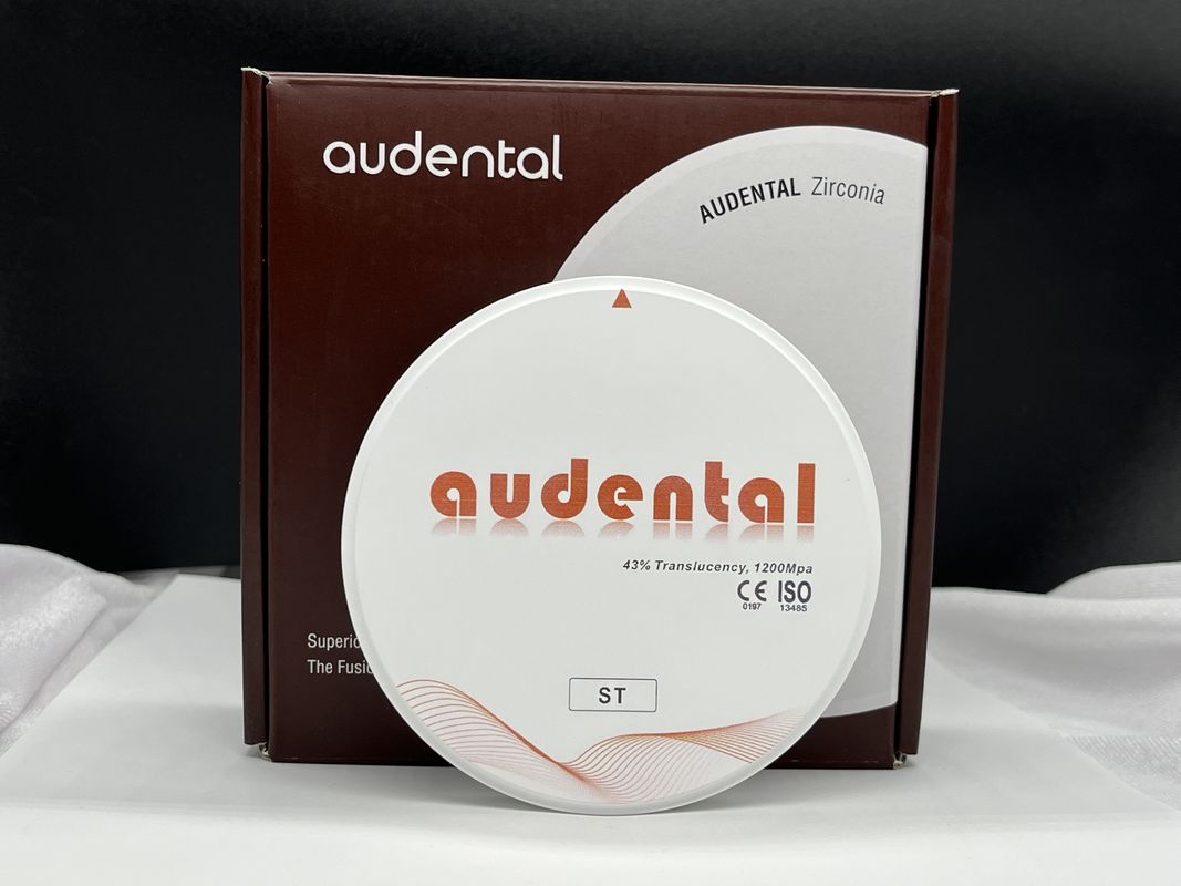 Blocco in Zirconia Bianco ST/DST ad Alta Resistenza 41-43% Traslucente per Restauri Dentali