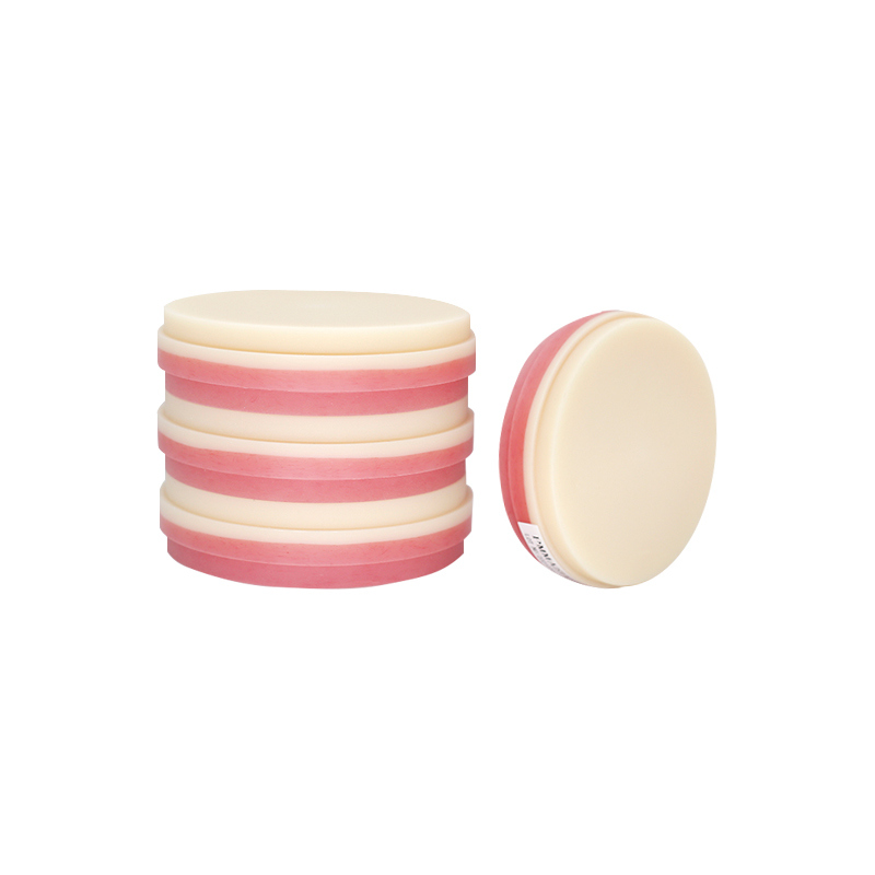 Blocco in PMMA dentale Pink-A2 resistente e impermeabile per restauri forti e robusti