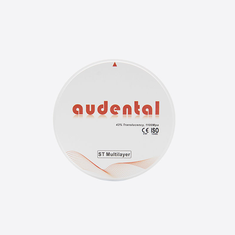 Blocco in zirconia dentale: materiale di biossido di zirconio con struttura multistrato per un'estetica naturale e una resistenza migliorate