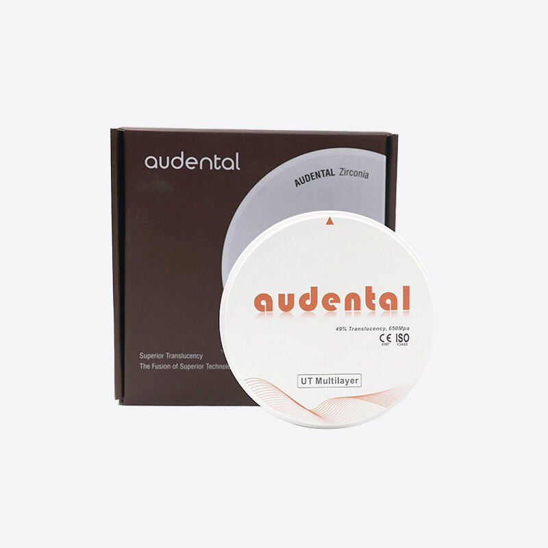 Blocco di zirconia a più strati di ingegneria di precisione con resistenza equilibrata ed estetica naturale per applicazioni dentali