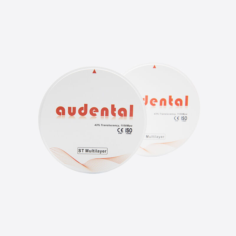 Forza naturale senza cuciture Buona traslucidità ST/DST Multilayer Zirconia Blocco per la restaurazione dentale