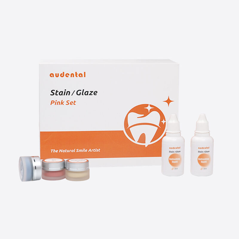 Attrezzature per laboratorio odontotecnico con set di paste pronte per la colorazione e la glassatura, che consentono un'applicazione uniforme e una personalizzazione flessibile del colore