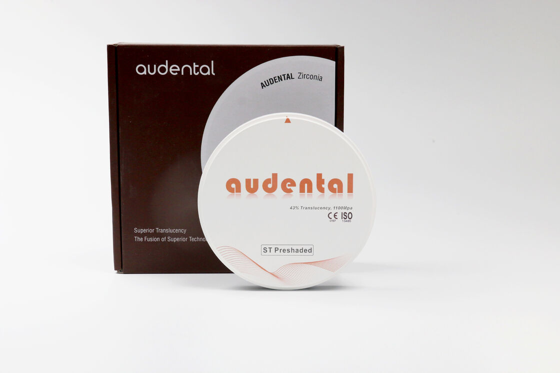 Blocco di Zirconia Pre-Colorato che Fornisce Accuratezza Uniforme del Colore e Alta Traslucenza per Restauri Dentali dall'Aspetto Naturale