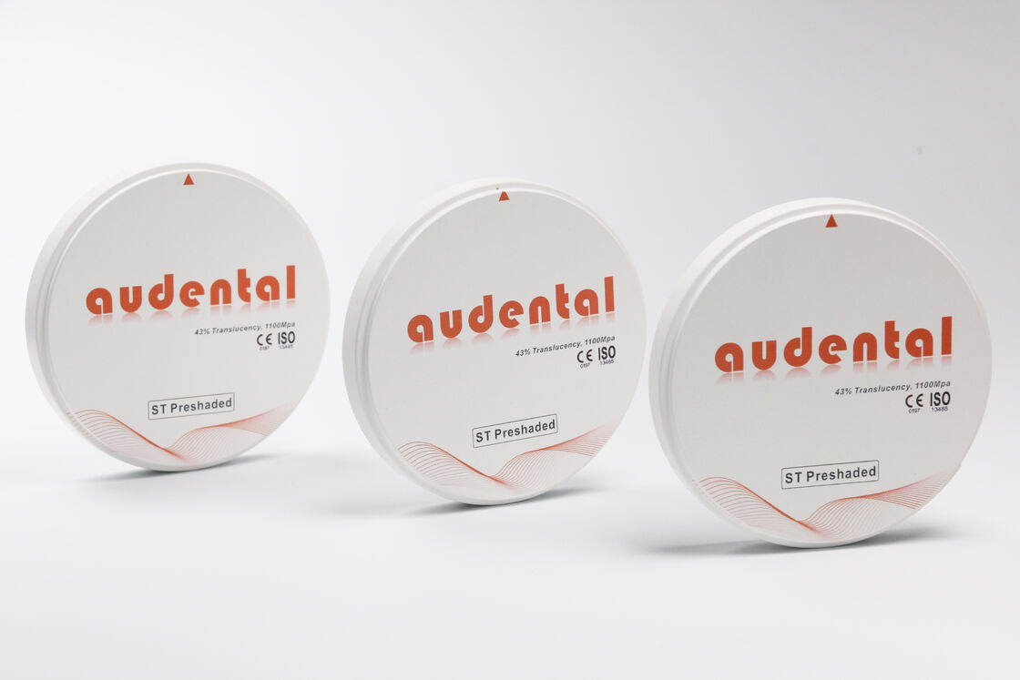 Blocco di Zirconia Pre-Colorato che Fornisce Accuratezza Uniforme del Colore e Alta Traslucenza per Restauri Dentali dall'Aspetto Naturale