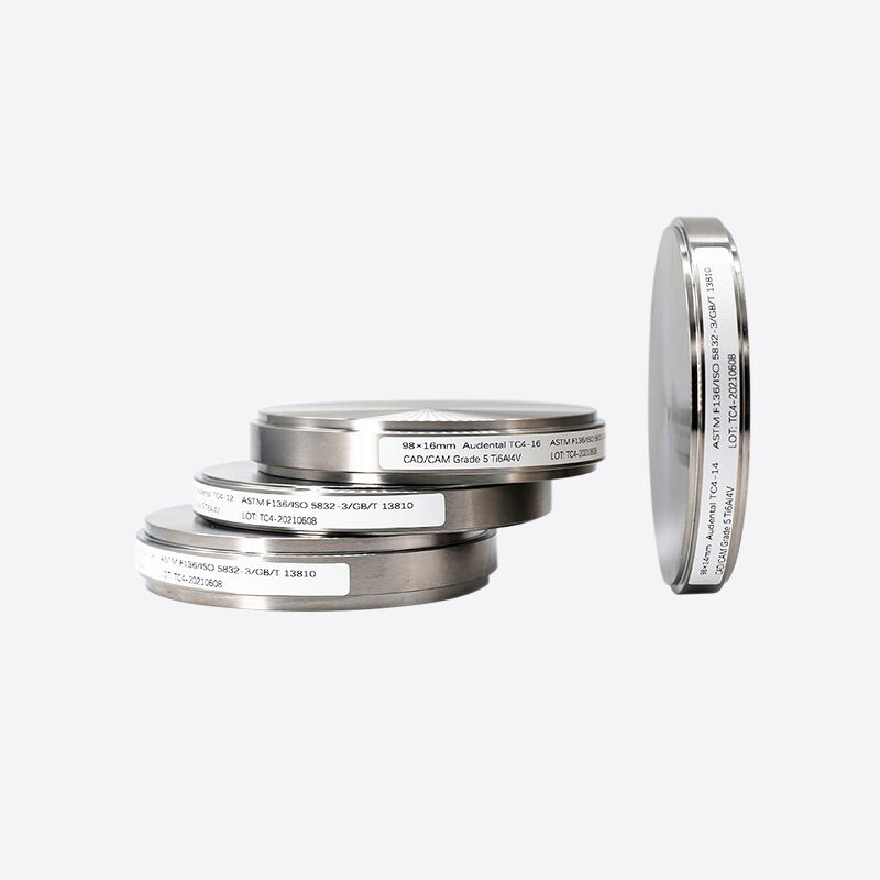 Cobalt Chrome Block cobalt chromium alloy disc designed for dental restorations crowns bridges and implant supported structures
