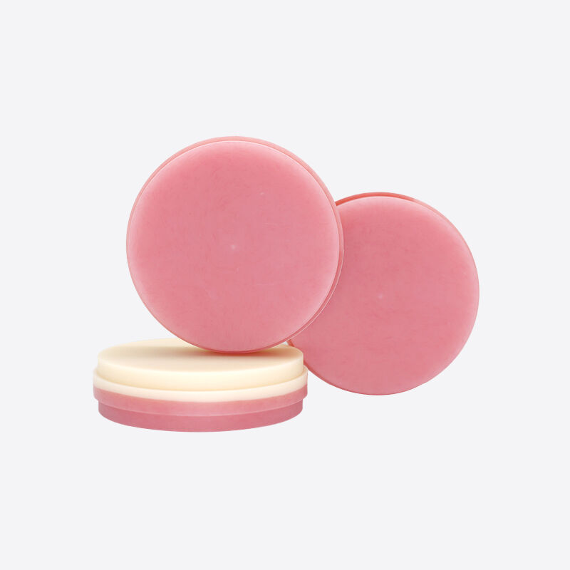 Dental Pmma Blocco Rosa A2 base protesi gomma ombra per corone temporanee ponti protesi complete cornici fresatura Dimensioni 98mm 95mm