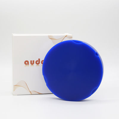 Blocco rotondo CAD CAM blu con disco in cera da 95 mm dentale con fusione a gradini