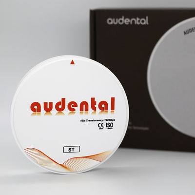 Biossido di zirconio dentario traslucido di biossido di zirconio cad dell'OEM ceramico