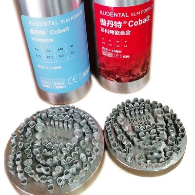 Fondi parziali Fusione laser selettiva dentale SLM 3D Polvere di stampa Leghe di cobalto Polvere