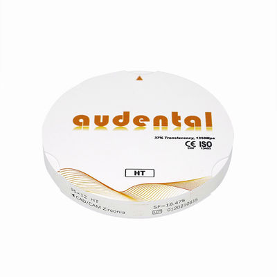 White High Translucent Dental Zirconia HT CAD CAM Blanks Materiale da laboratorio