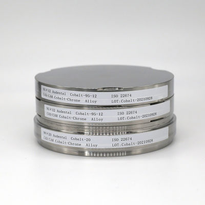 Dental CAD/CAM Milling CoCr Cobalt Chromium Block Disc Industria fabbricante