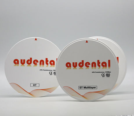 14 mm Disco rotondo ST Multilayer Zirconia Blocco Vita 16 Traslucidità a colori