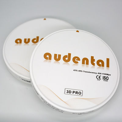 92/95/98mm Dental Lab 3D Pro Zirconia Block con elevata traslucidità e design a più strati