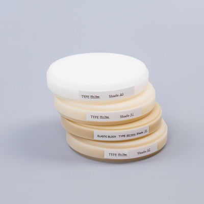 Laboratorio odontoiatrico PMMA Disco Rosa Chiaro Flessibile 98mm PMMA Blocco OEM