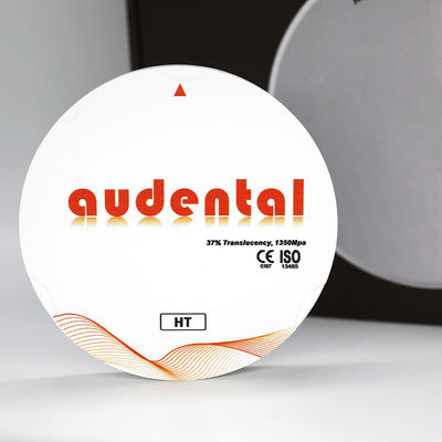 Audental CAD CAM Blocco di zirconio 1350MPa HT Blocco di fresatura dentale bianco in bianco