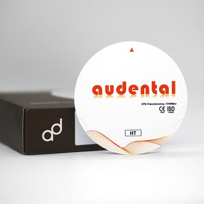 Materiali dentali OEM ODM HT Bianco blocco di fresatura in zirconio Alta resistenza 1350MPa per applicazioni dentali