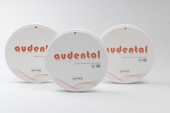 Blocco di zirconia dentale estetica eccezionale per il sistema CAD CAM e i denti naturali