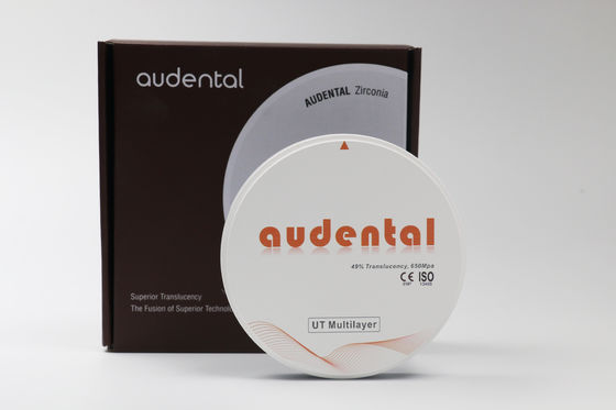 Blocco di zirconia dentale di alta qualità raggiunge un'estetica ottimale con elevata traslucidità e resistenza