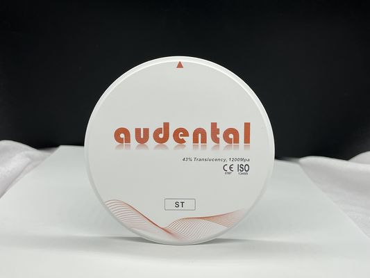 Blocco in Zirconia Bianco ST/DST ad Alta Resistenza 41-43% Traslucente per Restauri Dentali