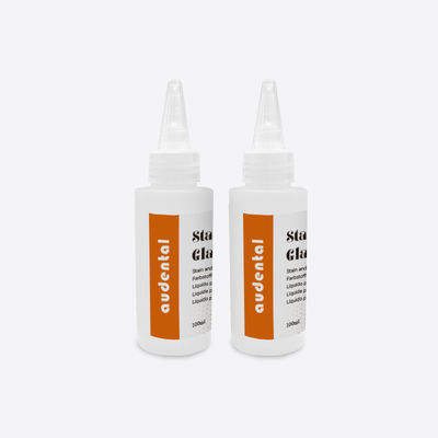 Liquido per macchie e smalto Audental Dental per blocchi di ceramica porcellanata in zirconia