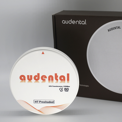 Restituzione dentale audentale HT Bianco 98mm Zirconia Blocchi Dental Laboratorio CAD CAM Sistema Prezzo di fabbrica Consumabili dentali